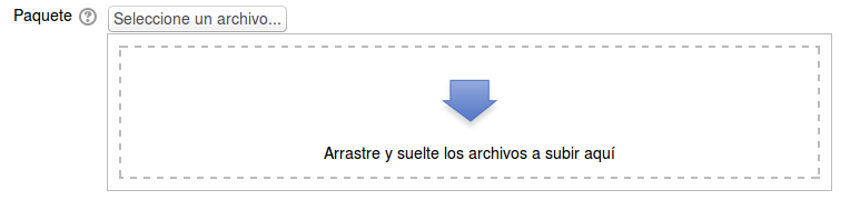 Subir paquete IMS
