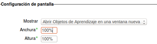 Parametros de SCORM