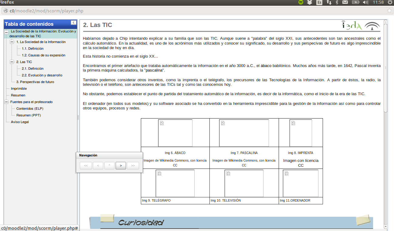 Paquete IMS como SCORM